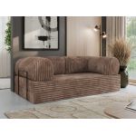 Sofa Orsetto - brązowy, sztruks