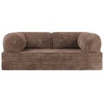 Sofa Orsetto - brązowy, sztruks