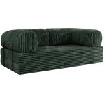Sofa Orsetto - ciemnozielony, sztruks