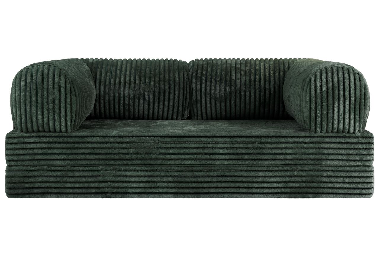Sofa Orsetto - ciemnozielony, sztruks