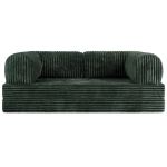 Sofa Orsetto - ciemnozielony, sztruks