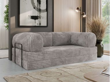 Sofa Orsetto - jasnoszary, sztruks