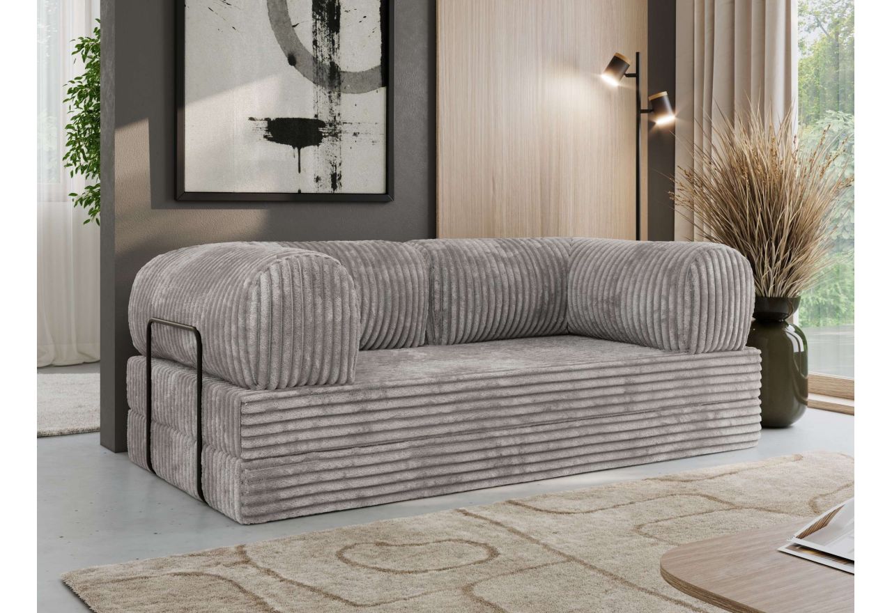 Sofa Orsetto - jasnoszary, sztruks
