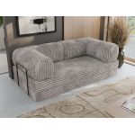 Sofa Orsetto - jasnoszary, sztruks