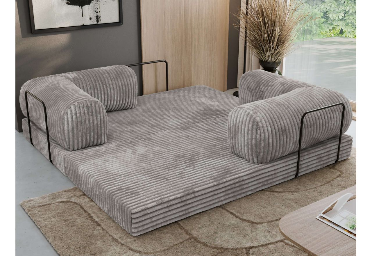 Sofa Orsetto - jasnoszary, sztruks