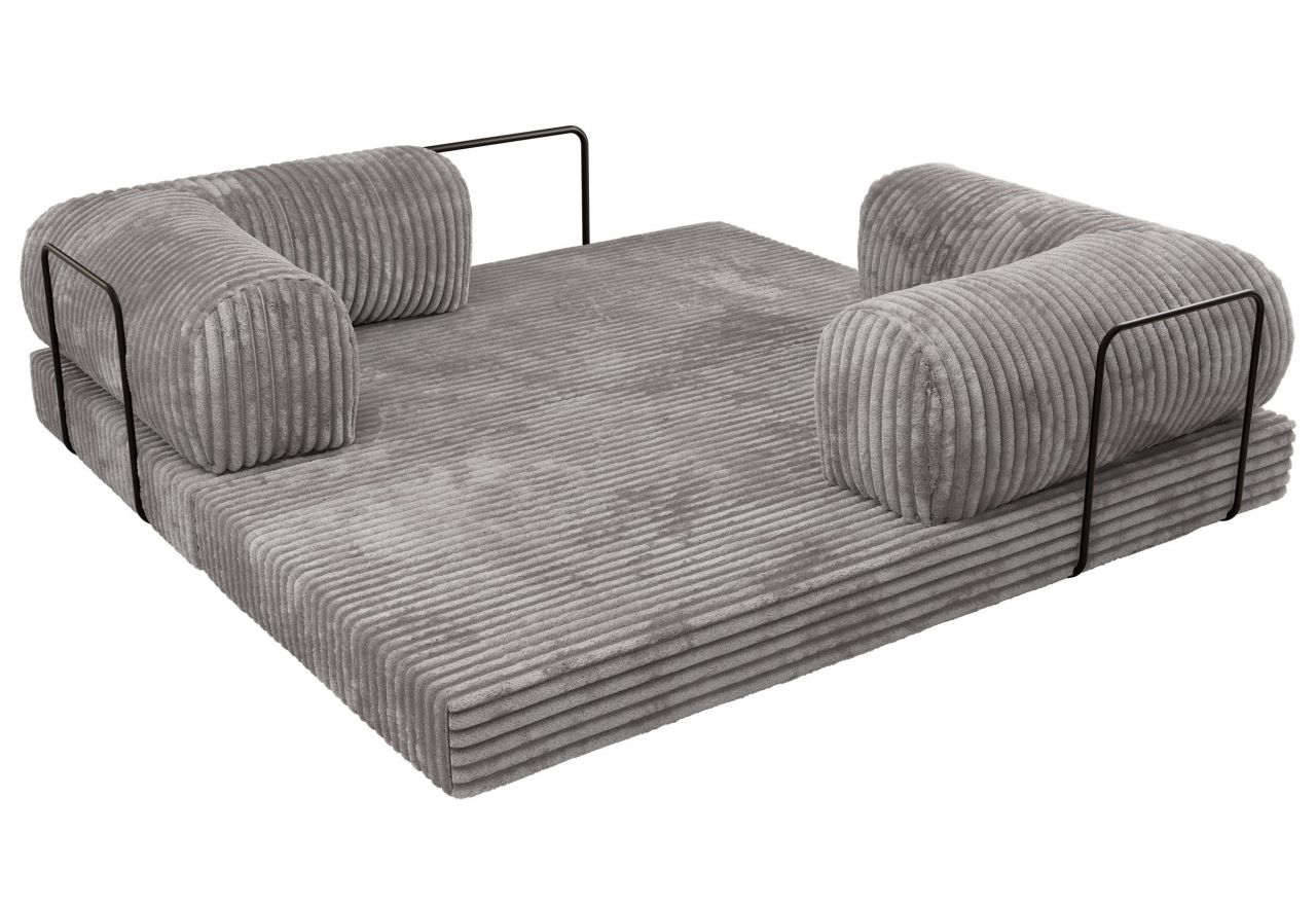 Sofa Orsetto - jasnoszary, sztruks
