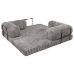 Sofa Orsetto - jasnoszary, sztruks