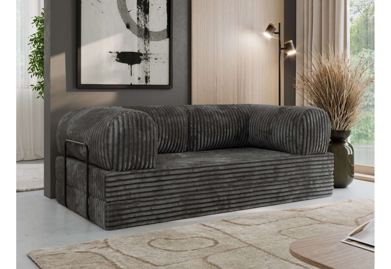 Sofa Orsetto - szary, sztruks