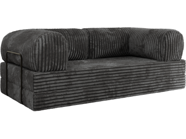 Sofa Orsetto - szary, sztruks