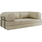 Sofa Orsetto - kremowy, welwet