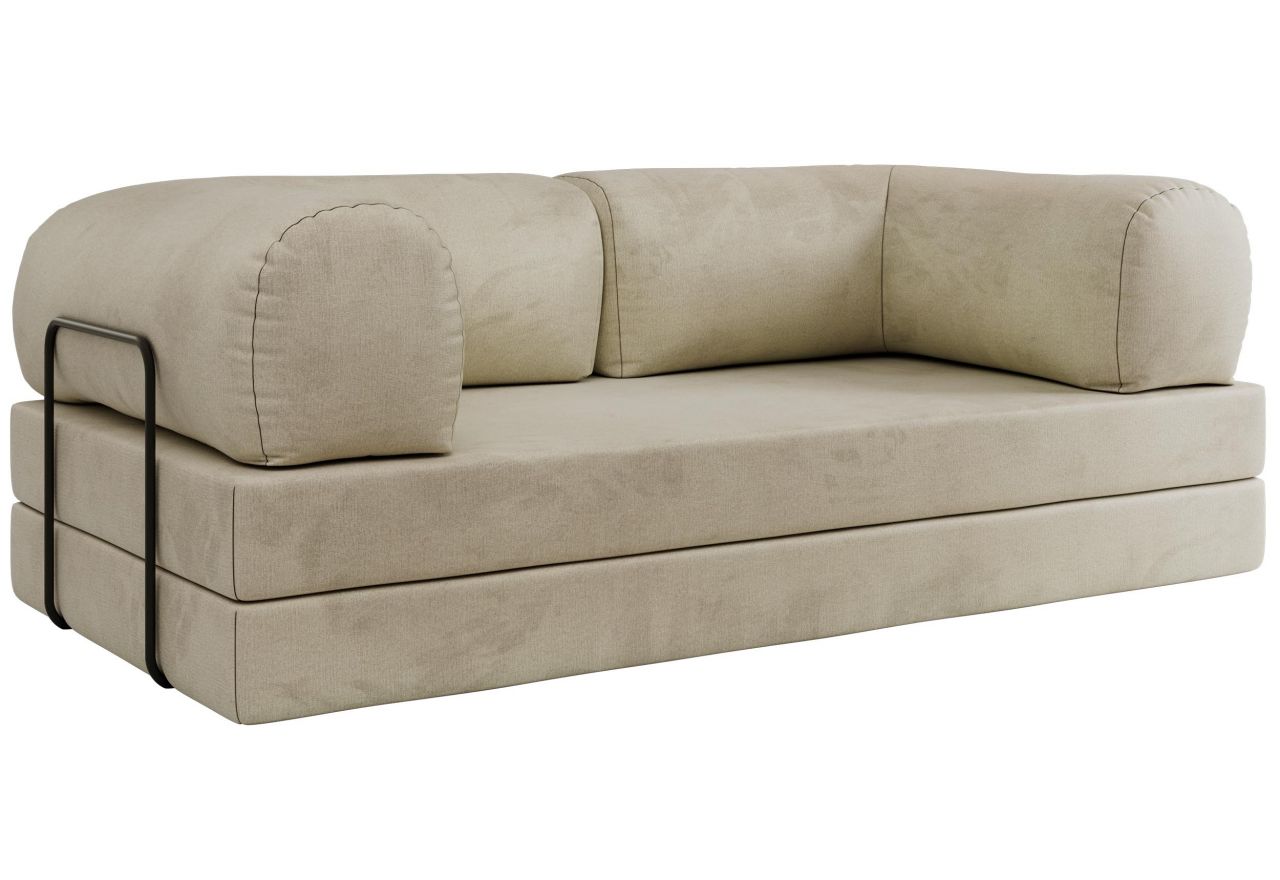 Sofa Orsetto - kremowy, welwet