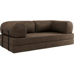 Sofa Orsetto - brązowy, welwet