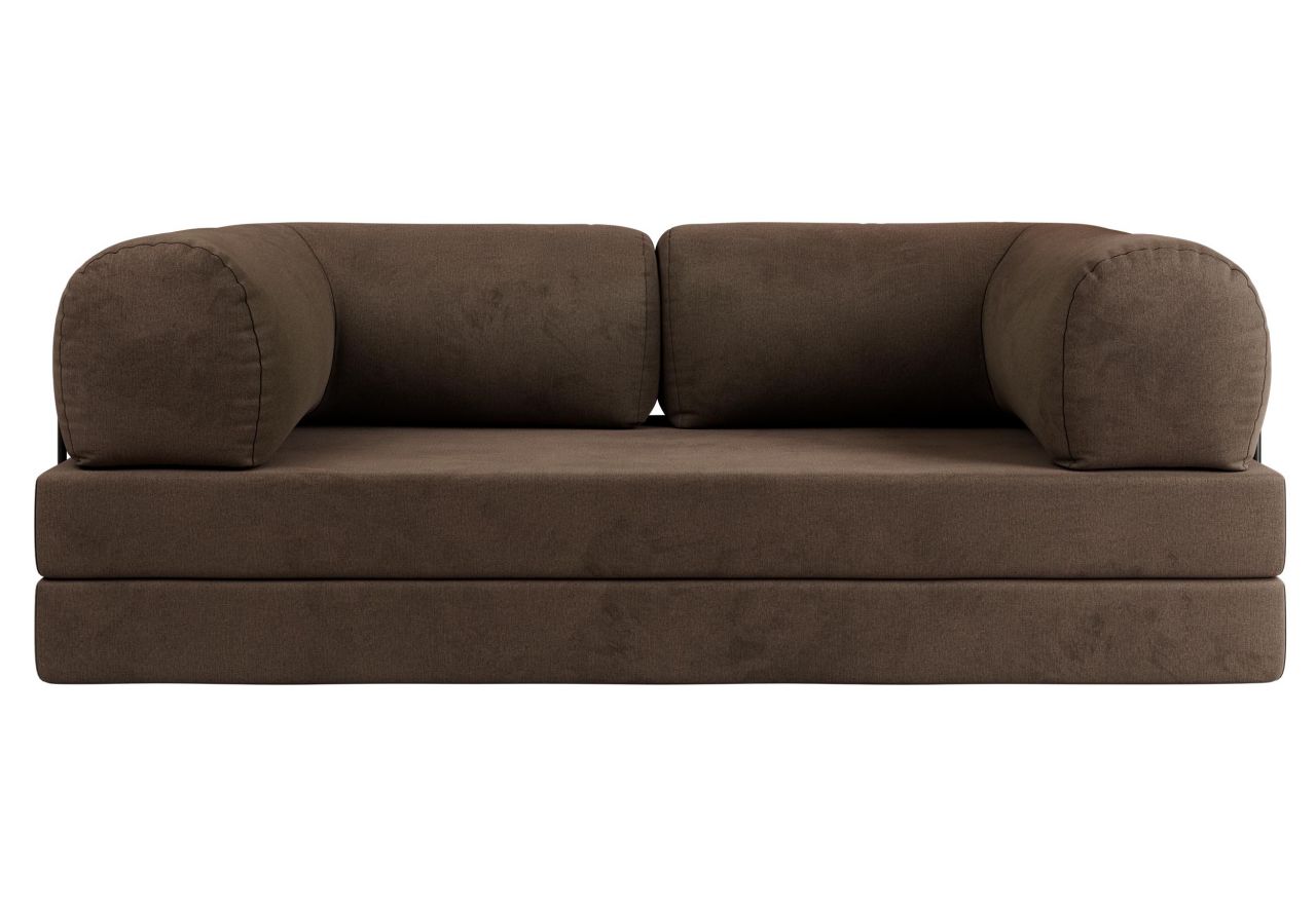 Sofa Orsetto - brązowy, welwet