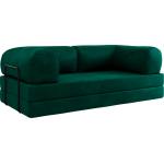 Sofa Orsetto - ciemnozielony, welwet