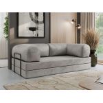 Sofa Orsetto - jasnoszary, welwet