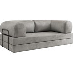 Sofa Orsetto - jasnoszary, welwet