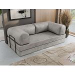 Sofa Orsetto - jasnoszary, welwet
