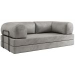Sofa Orsetto - jasnoszary, welwet