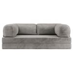 Sofa Orsetto - jasnoszary, welwet