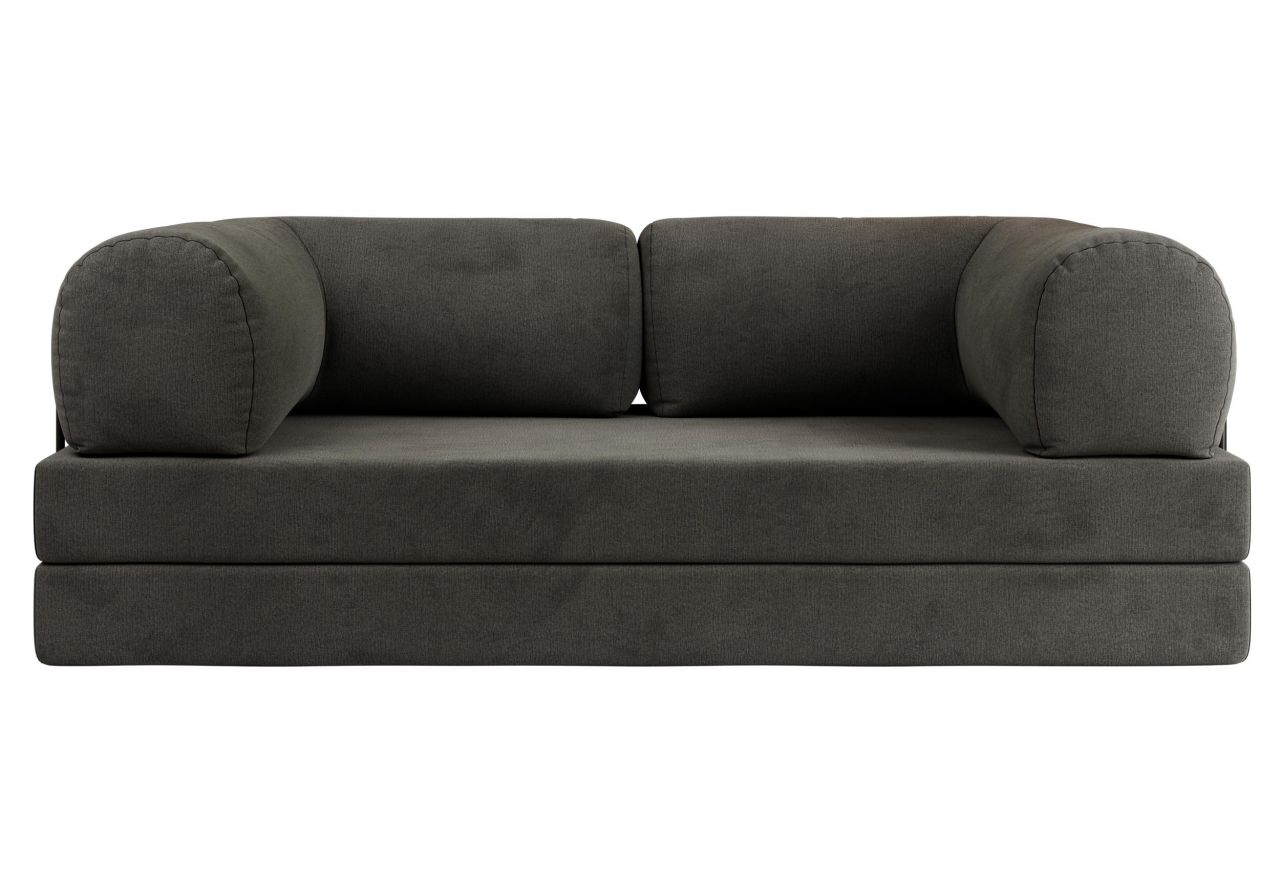 Sofa Orsetto - ciemnoszary, welwet