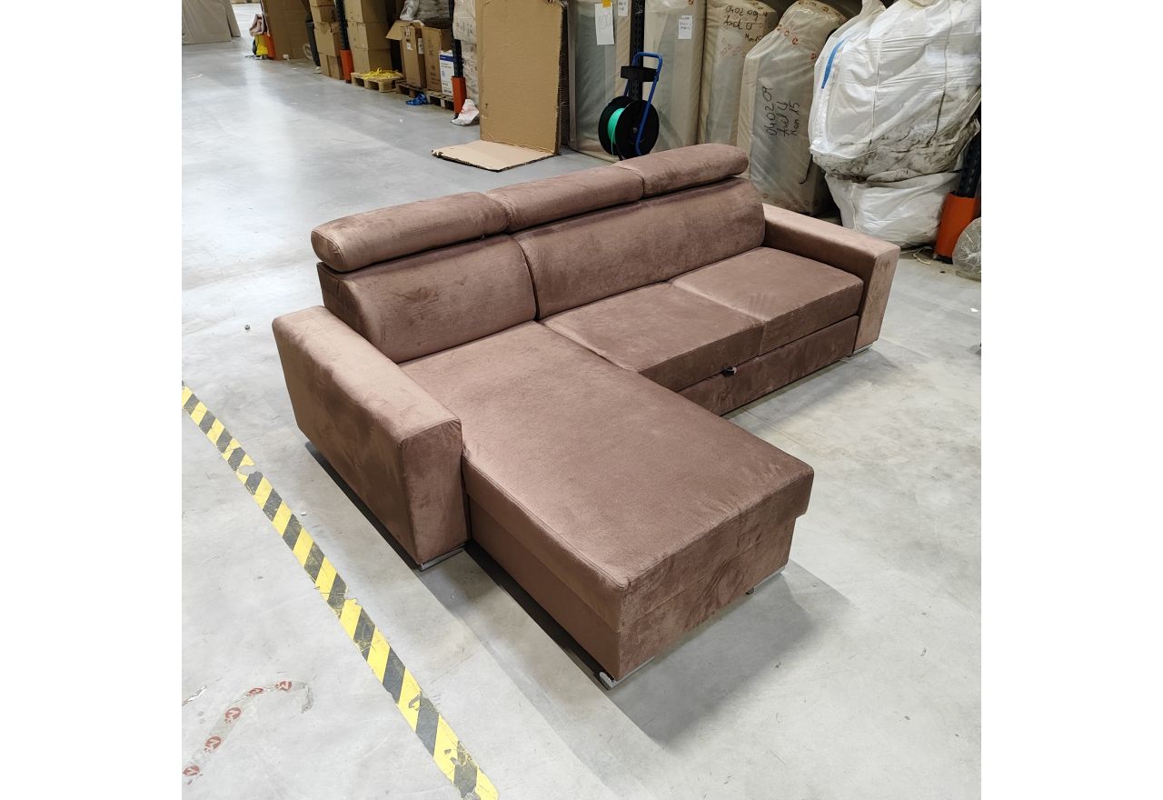 Narożnik FOX L - Monolith 09 - brązowy - OUTLETU