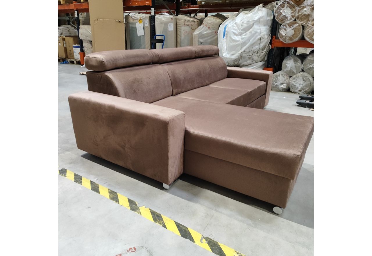 Narożnik FOX L - Monolith 09 - brązowy - OUTLETU