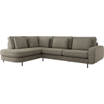 Narożnik CALENO L - strona lewa - szary, struktura