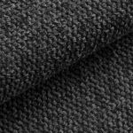 Łóżko kontynentalne - ALBERO 1 90x200 - H4 - ciemnoszary, struktura - strona lewa - topper T25