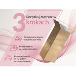 Łóżko tapicerowane CALERIO CLASSIC 200x200 - materac piankowy - kremowy, struktura
