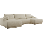 Narożnik RINA U - uniwersalny - kremowy, struktura