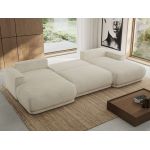 Narożnik RINA U - uniwersalny - kremowy, struktura