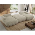 Narożnik RINA U - uniwersalny - beżowy, struktura