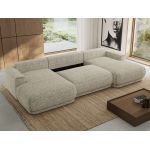 Narożnik RINA U - uniwersalny - beżowy, struktura