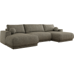 Narożnik RINA U - uniwersalny - szary, struktura