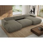 Narożnik RINA U - uniwersalny - szary, struktura