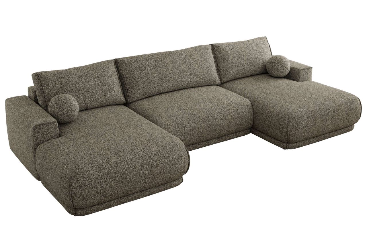 Narożnik RINA U - uniwersalny - szary, struktura