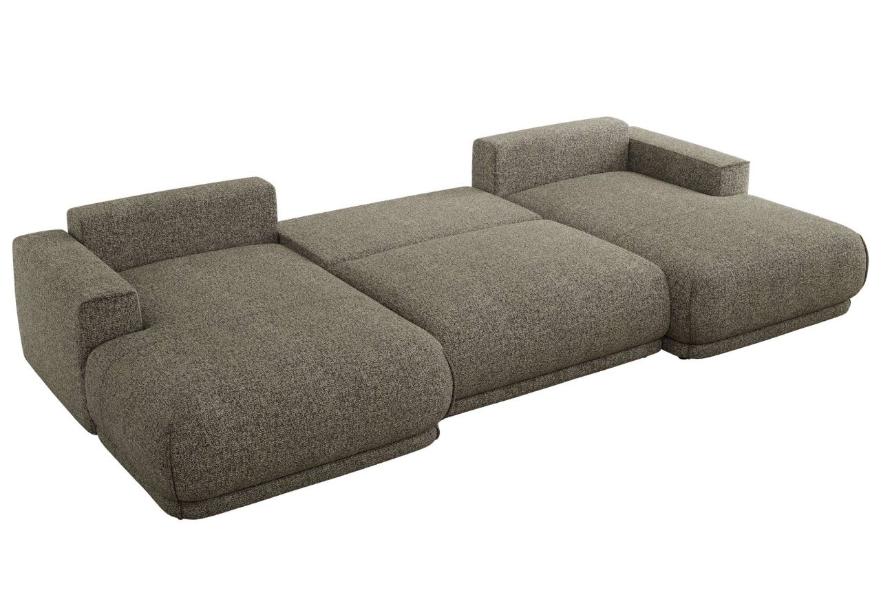 Narożnik RINA U - uniwersalny - szary, struktura