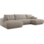 Narożnik RINA U - uniwersalny - jasnoszary, szenil gładki