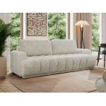 Sofa ACCORIDO - kremowy, szenil grubo tkany