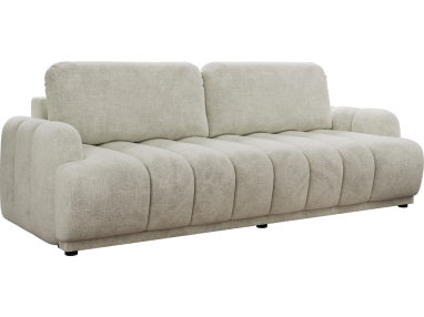 Sofa ACCORIDO - kremowy, szenil grubo tkany