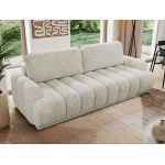 Sofa ACCORIDO - kremowy, szenil grubo tkany