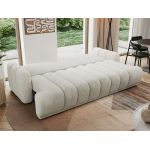 Sofa ACCORIDO - kremowy, szenil grubo tkany