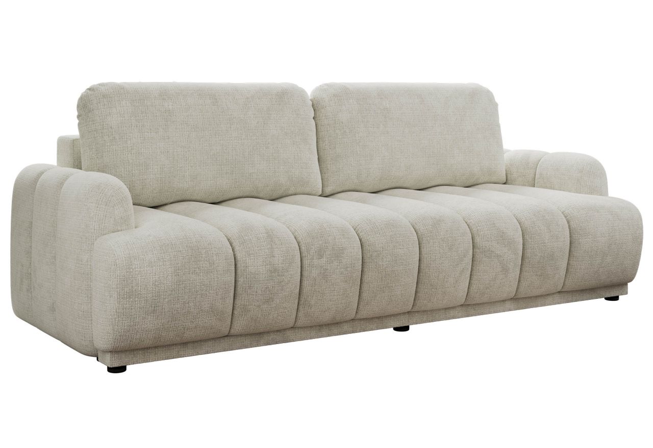 Sofa ACCORIDO - kremowy, szenil grubo tkany