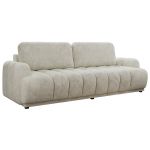 Sofa ACCORIDO - kremowy, szenil grubo tkany