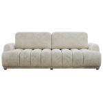 Sofa ACCORIDO - kremowy, szenil grubo tkany