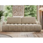 Sofa ACCORIDO - beżowy, szenil grubo tkany