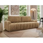 Sofa ACCORIDO - jasnobrązowy, szenil grubo tkany