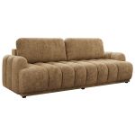 Sofa ACCORIDO - jasnobrązowy, szenil grubo tkany