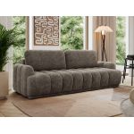 Sofa ACCORIDO - brązowy, szenil grubo tkany