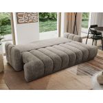 Sofa ACCORIDO - brązowy, szenil grubo tkany